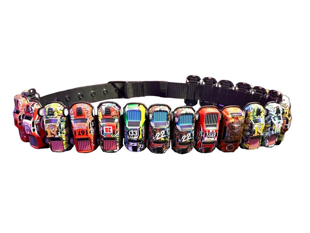 Colorful Mini Car Racing Style Y2K Casual Waist Belt